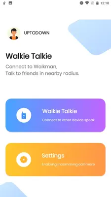 Walkie talkie Wireless Calling android App screenshot 0